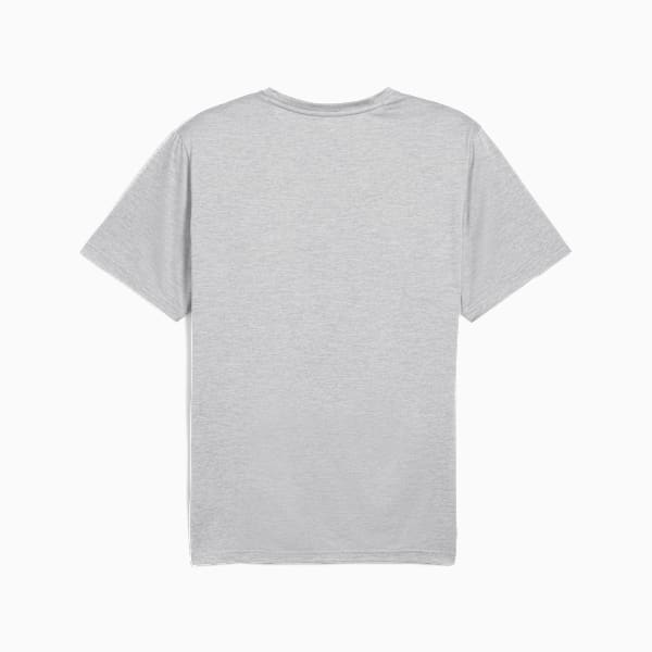 ESSENTIALS HEATHER CAT Tee, Light Gray Heather, extralarge