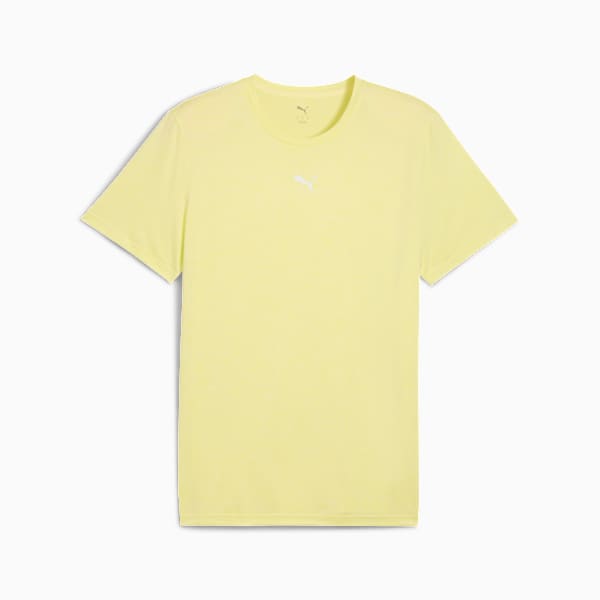ESSENTIALS HEATHER CAT Tee, Gold Moon Heather, extralarge
