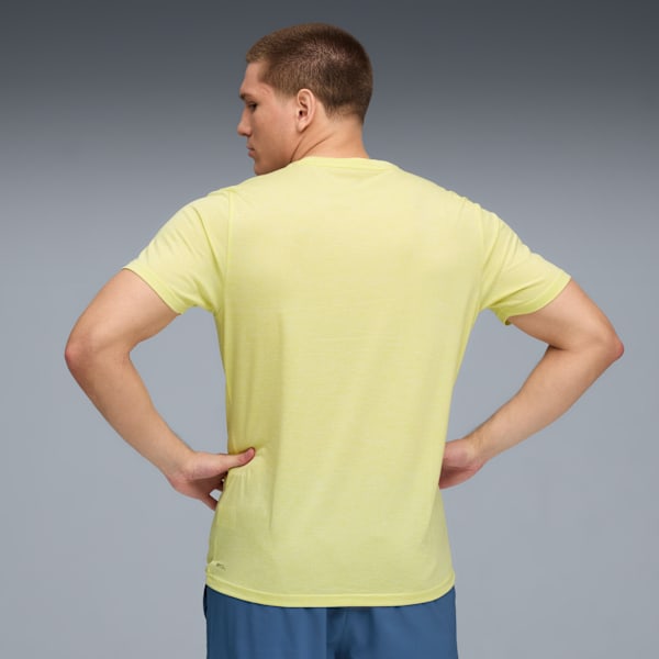 Playera Train All Day Essentials Texture para hombre, Gold Moon Heather, extralarge