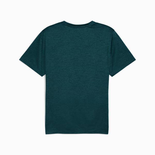 Playera Train All Day Essentials Texture para hombre, Green Terrain Heather, extralarge