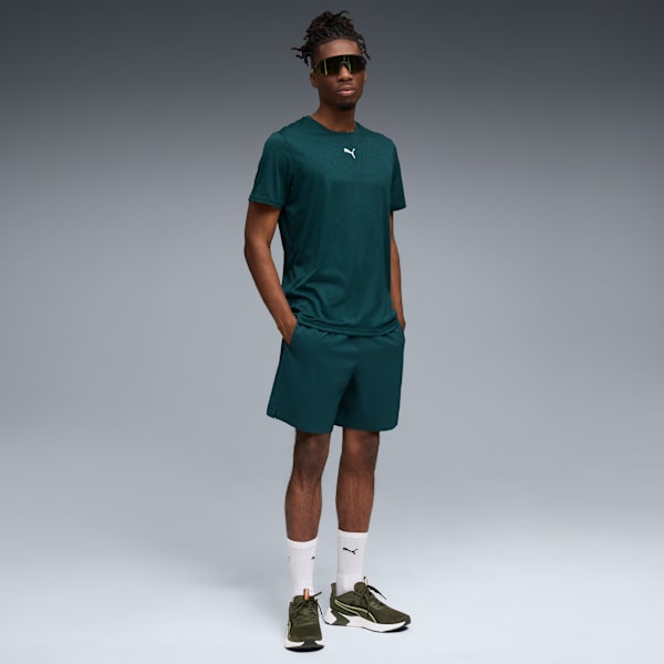 TAD ESSENTIALS Heather Cat Tee Men, Green Terrain Heather, extralarge-GBR