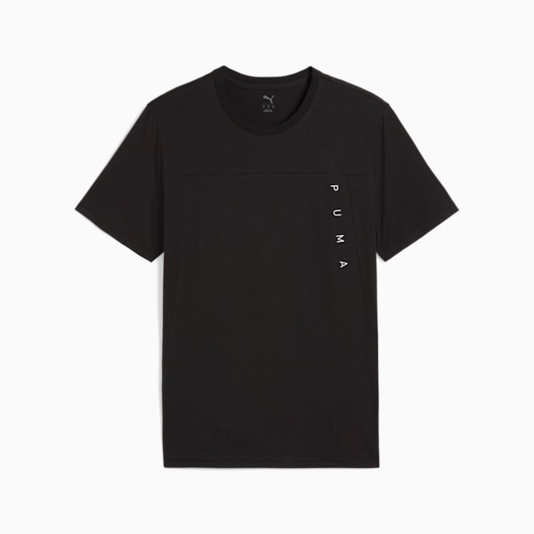 Train All Day TECH Triblend Men's Training Tee, PUMA Black, extralarge-IND