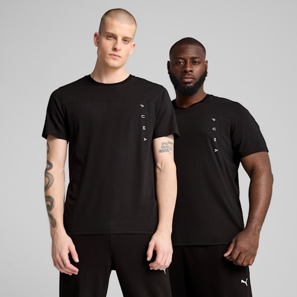 Train All Day TECH Triblend Men's Training Tee, PUMA Black, extralarge-IND