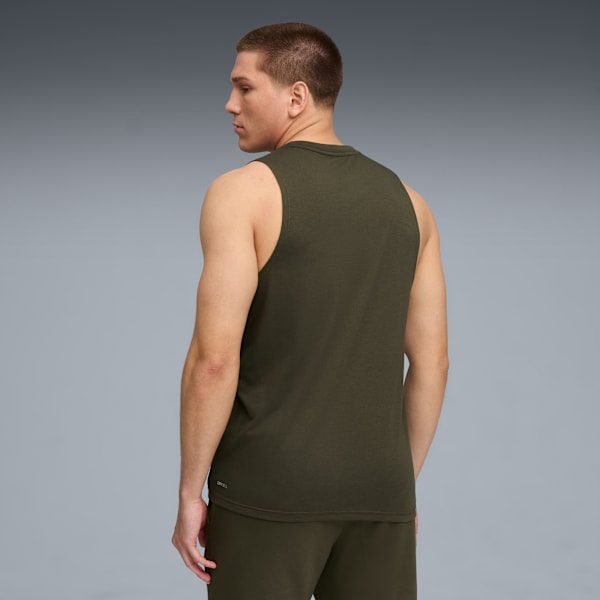 TAD TECH Triblend Sleeveless Men, Dark Olive, extralarge