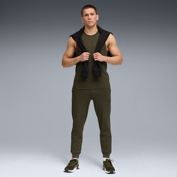 TAD TECH Triblend Sleeveless Men, Dark Olive, extralarge