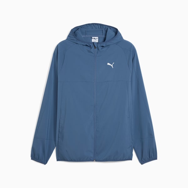TAD TECH Woven Full Zip Men, Dark Indigo, extralarge