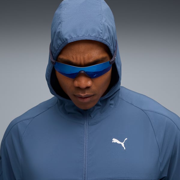 Chamarra Train All Day TECH para hombre, Dark Indigo, extralarge