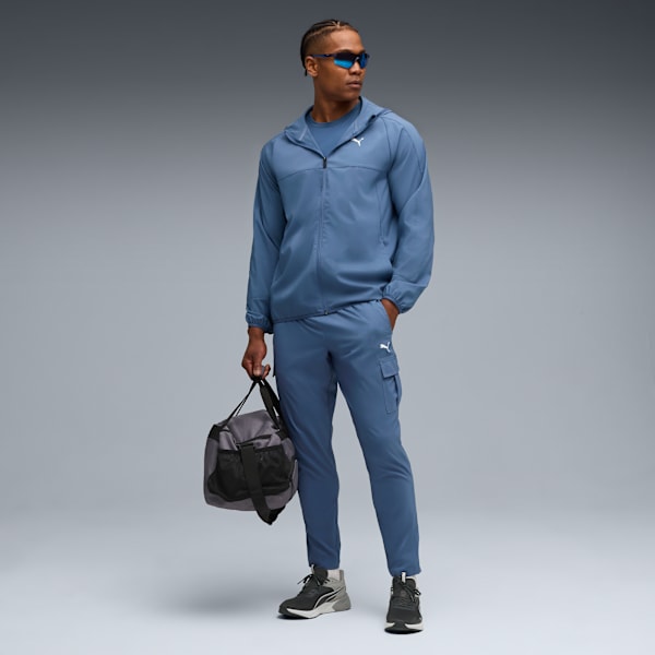 TAD TECH Woven Full Zip Men, Dark Indigo, extralarge