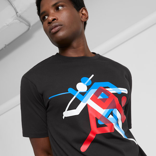 Puma black and red t shirt 2025