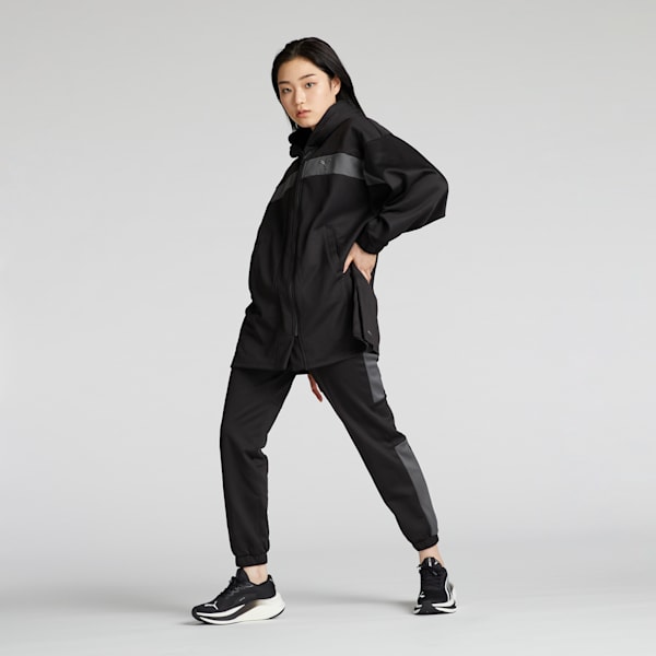 ウィメンズ トレーニング トレイン エッジ フリース ジャケット, PUMA Black, extralarge-JPN