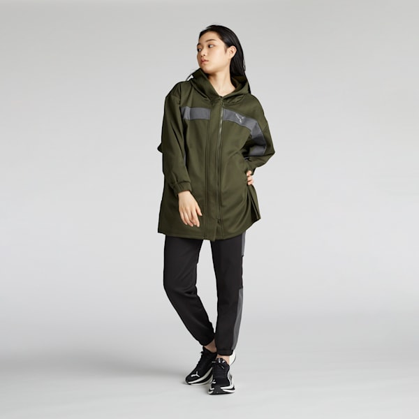 ウィメンズ トレーニング トレイン エッジ フリース ジャケット, Dark Olive, extralarge-JPN
