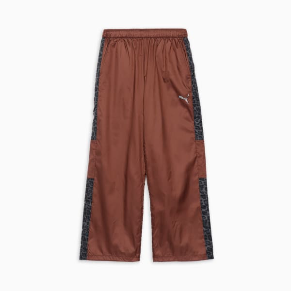 ウィメンズ トレーニング トレイン エッジ 裏起毛 トリコット ウーブンパンツ, Espresso Brown, extralarge-JPN