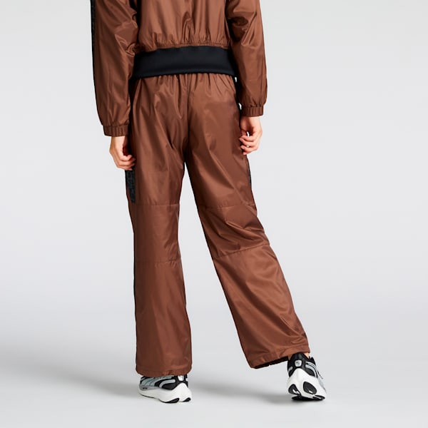 ウィメンズ トレーニング トレイン エッジ 裏起毛 トリコット ウーブンパンツ, Espresso Brown, extralarge-JPN
