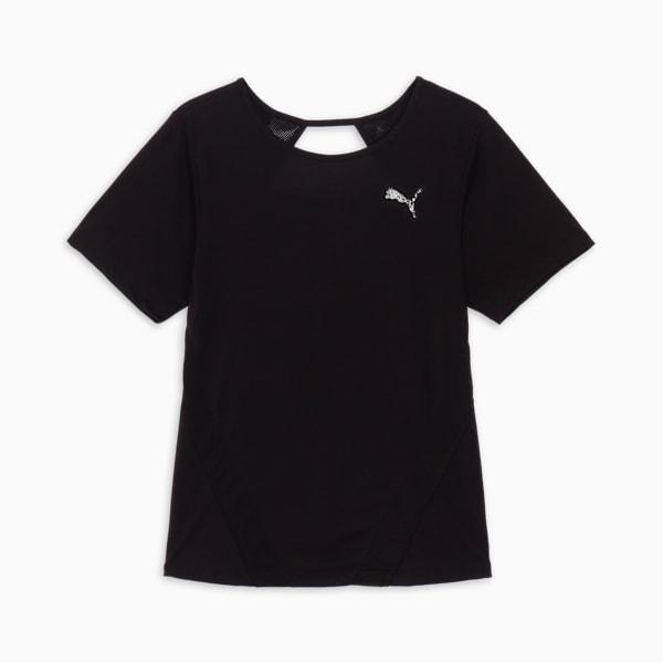 ウィメンズ トレーニング トレイン エッジ 半袖 Tシャツ, PUMA Black, extralarge-JPN