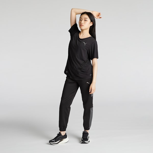 ウィメンズ トレーニング トレイン エッジ 半袖 Tシャツ, PUMA Black, extralarge-JPN