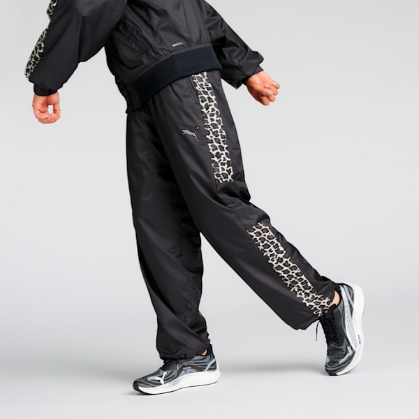 メンズ トレーニング トレイン エッジ 裏起毛 トリコット ウーブンパンツ, PUMA Black, extralarge-JPN