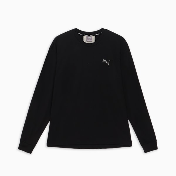 メンズ トレーニング トレイン エッジ 長袖 Tシャツ, PUMA Black, extralarge-JPN