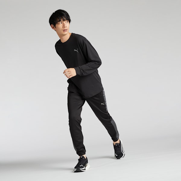 メンズ トレーニング トレイン エッジ 長袖 Tシャツ, PUMA Black, extralarge-JPN