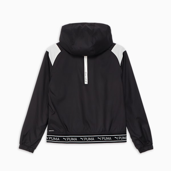 ウィメンズ トレーニング FOUNDATION ブラッシュド トリコット ウーブン ジャケット, PUMA Black, extralarge-JPN