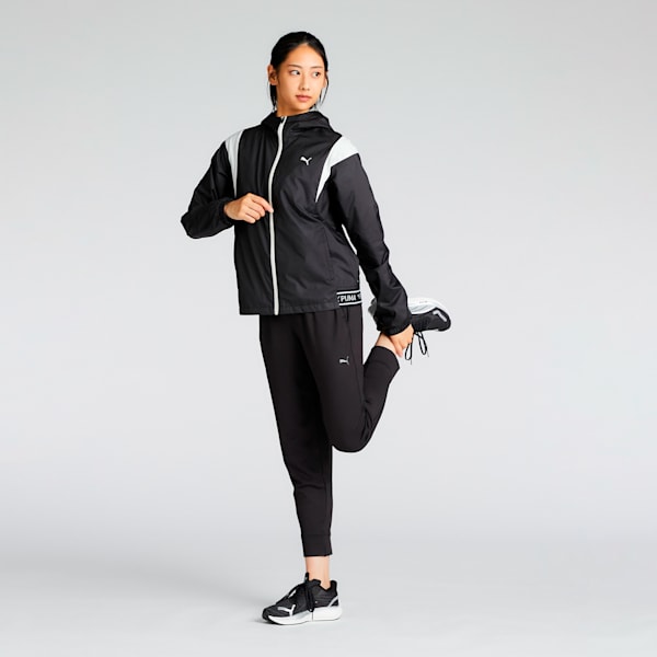 ウィメンズ トレーニング FOUNDATION ブラッシュド トリコット ウーブン ジャケット, PUMA Black, extralarge-JPN