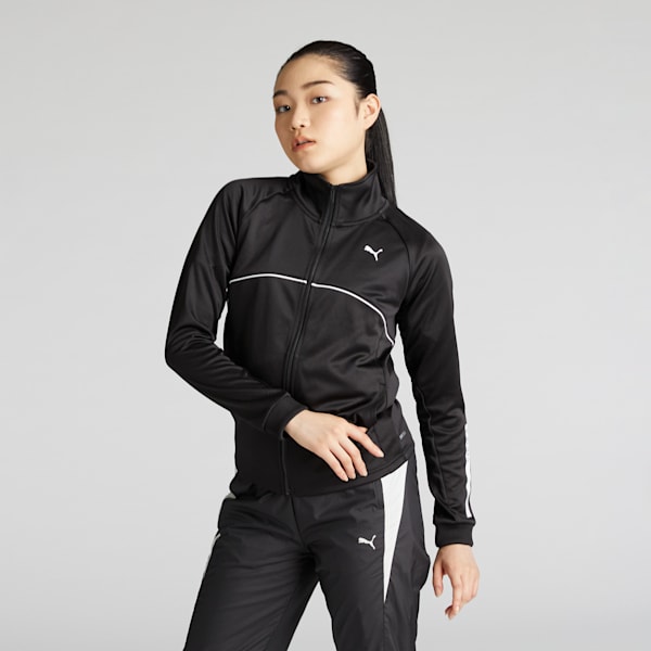 ウィメンズ トレーニング FOUNDATION ニット トラックジャケット, PUMA Black, extralarge-JPN