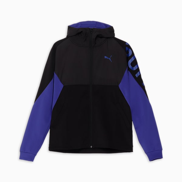 メンズ トレーニング ストレングス ニットトラックジャケット, PUMA Black, extralarge-JPN