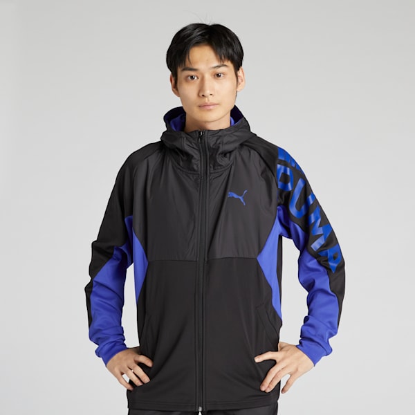 メンズ トレーニング ストレングス ニットトラックジャケット, PUMA Black, extralarge-JPN