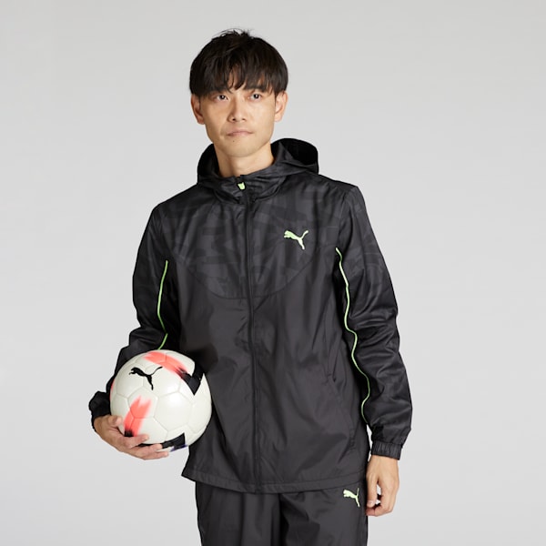 メンズ トレーニング FOUNDATION ブラッシュド トリコット ウーブン ジャケット, PUMA Black, extralarge-JPN