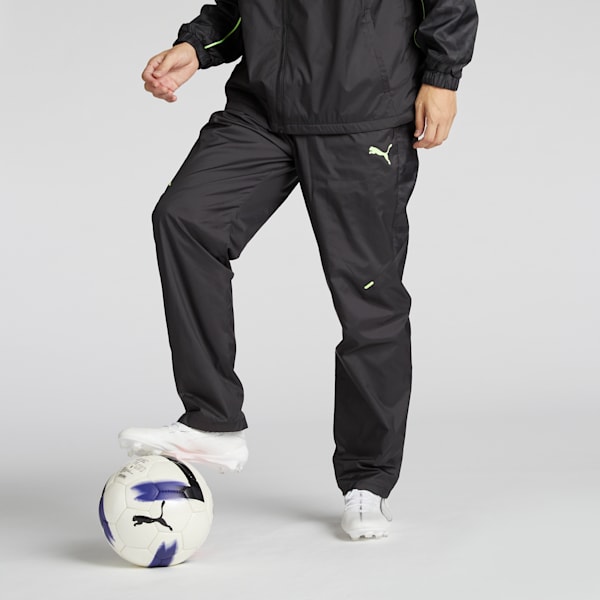 メンズ トレーニング FOUNDATION ブラッシュド トリコット ウーブン パンツ, PUMA Black, extralarge-JPN