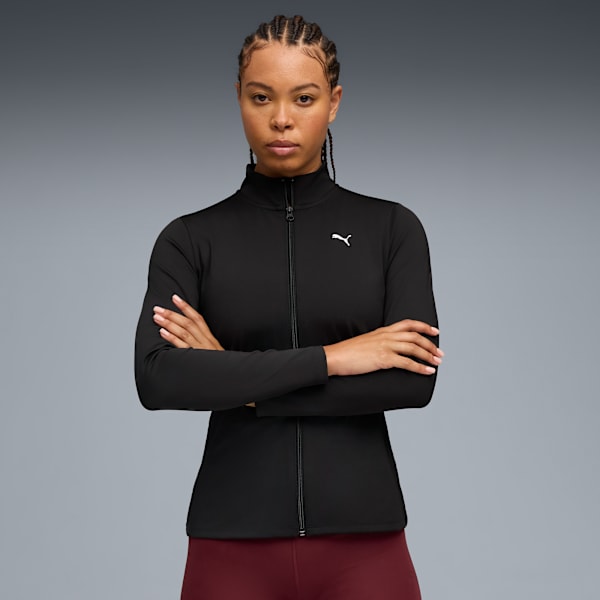 PUMA STRONG Full-Zip Top Women, PUMA Black, extralarge-GBR