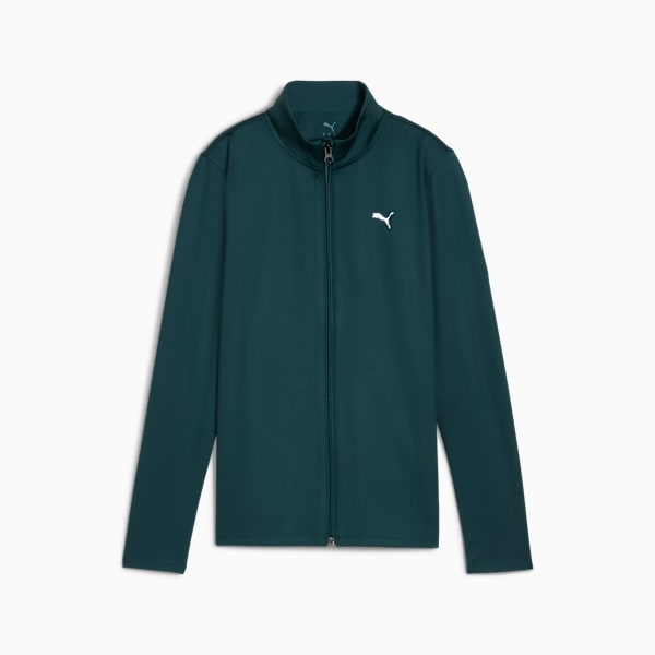 PUMA Strong Full Zip Women, Green Terrain, extralarge