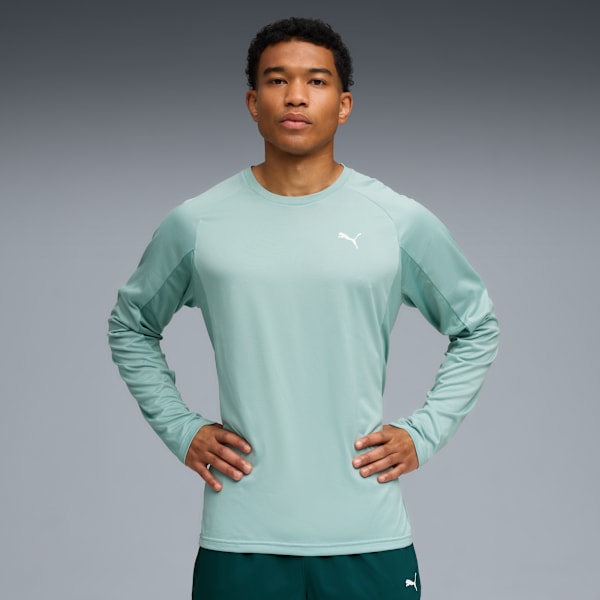 T-shirt à manches longues M TAD TECH Homme, Light Moss, extralarge