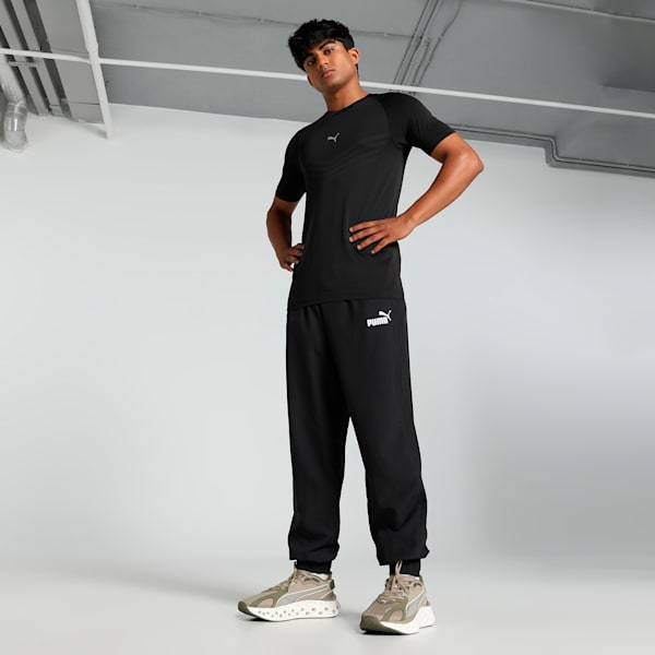 PUMA x one8 Men's Seamless Tight Fit Training Tee, PUMA Black, extralarge-IND