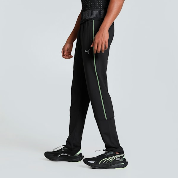 PUMA x one8 Men's Slim Fit Knitted Training Pants, PUMA Black, extralarge-IND
