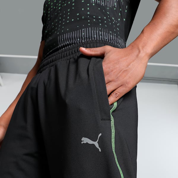 PUMA x one8 Men's Slim Fit Knitted Training Pants, PUMA Black, extralarge-IND