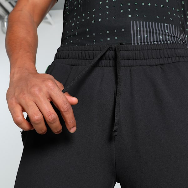 PUMA x one8 Men's Slim Fit Knitted Training Pants, PUMA Black, extralarge-IND