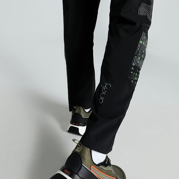 PUMA x one8 Men's Slim Fit Woven Training Pants, PUMA Black, extralarge-IND