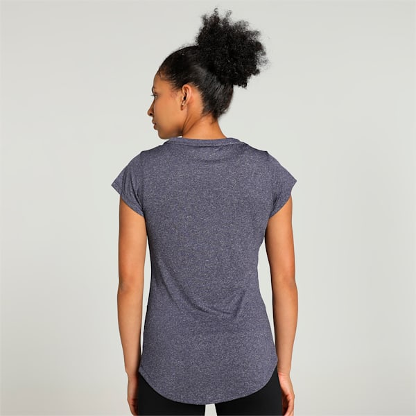 Heather Cat Women's Training T-shirt, PUMA Navy Heather, extralarge-IND
