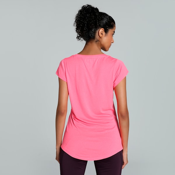 Heather Cat Women's Training T-shirt, Sunset Glow Heather, extralarge-IND