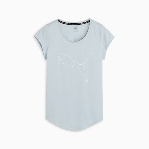 Heather Cat Women's Training T-shirt, Turquoise Surf Heather, extralarge-IND