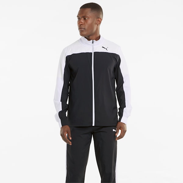 TRAIN FAVORITE Men's Training Tracksuit, PUMA Black, extralarge-IND