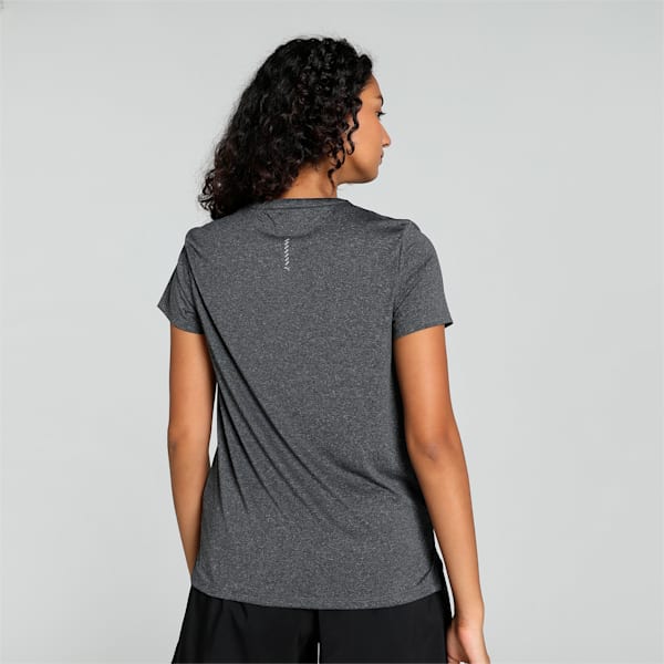 RUN FAVORITE Women's Heather Running Tee, PUMA Black Heather, extralarge-IND