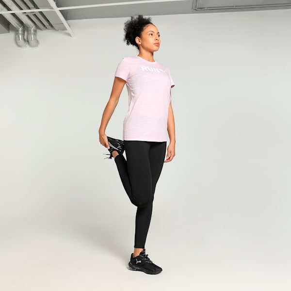 RUN Graphic Women's Running T-shirt, Grape Mist, extralarge-IND