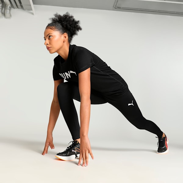 RUN Graphic Women's Running T-shirt, PUMA Black, extralarge-IND