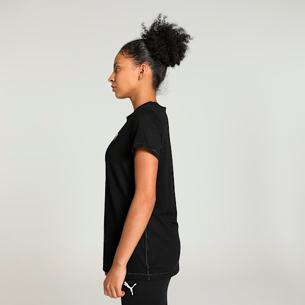 TRAIN Graphic Women's Training T-shirt, PUMA Black-Q1 solid graphic, extralarge-IND