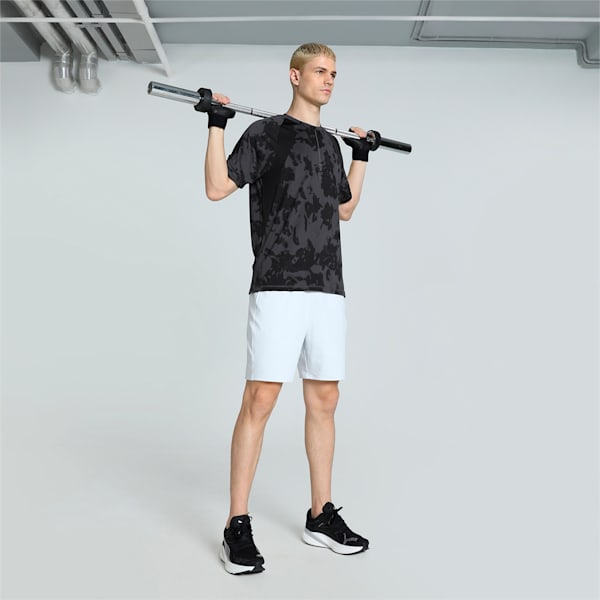 Yogini Lite Men's Printed Training Tee, PUMA Black, extralarge-IND