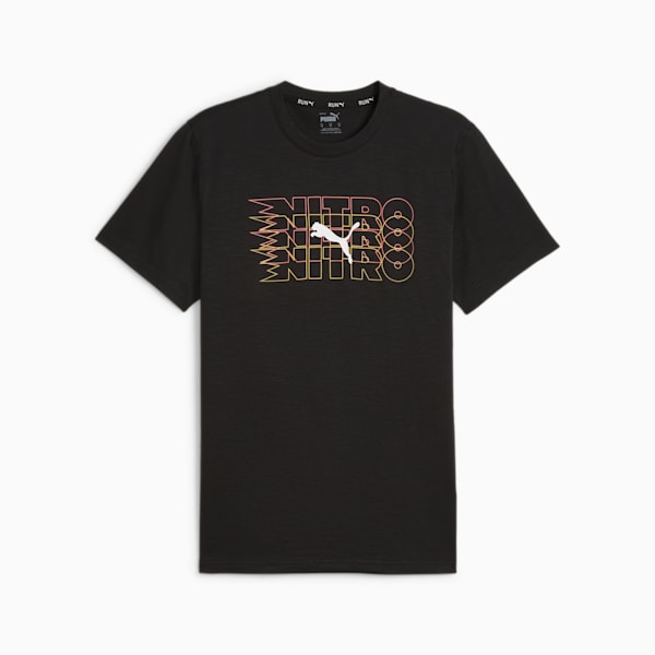 Men's Graphic NITRO Training T-shirt, PUMA Black, extralarge-IND