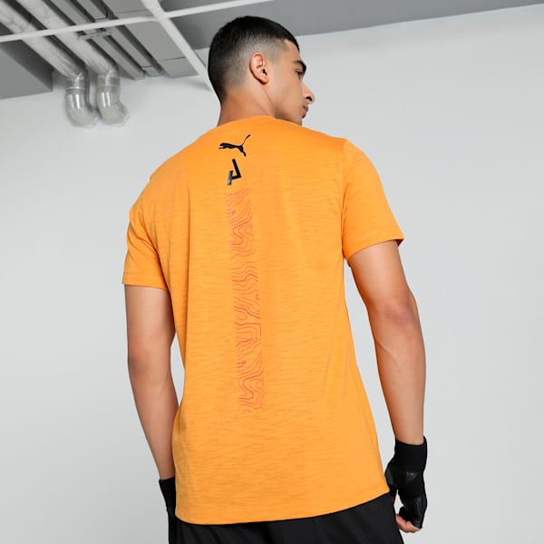 SEASONS TRAIL Men's Training T-shirt, Ginger Tea, extralarge-IND