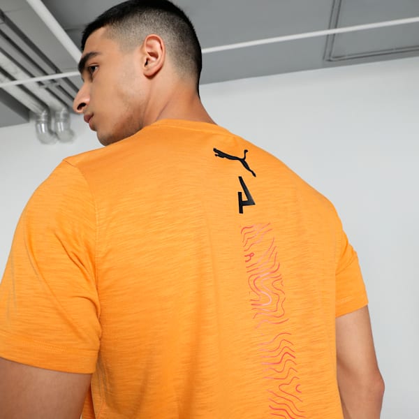 SEASONS TRAIL Men's Training T-shirt, Ginger Tea, extralarge-IND