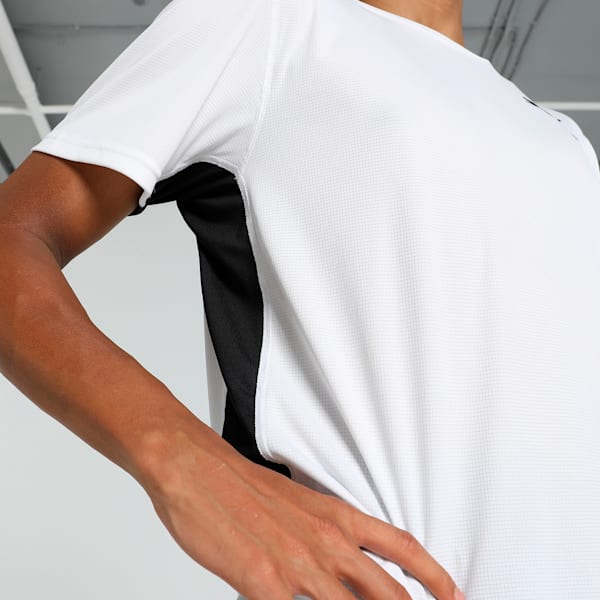 Cross the Line 2.0 Men's Track & Field Running Tee, Puma White-Puma Black, extralarge-IND